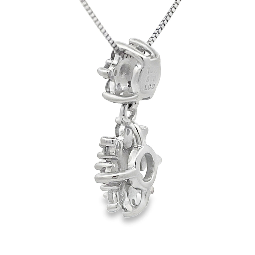 Lab Grown Diamond Fashion Pendants 10KT White Gold