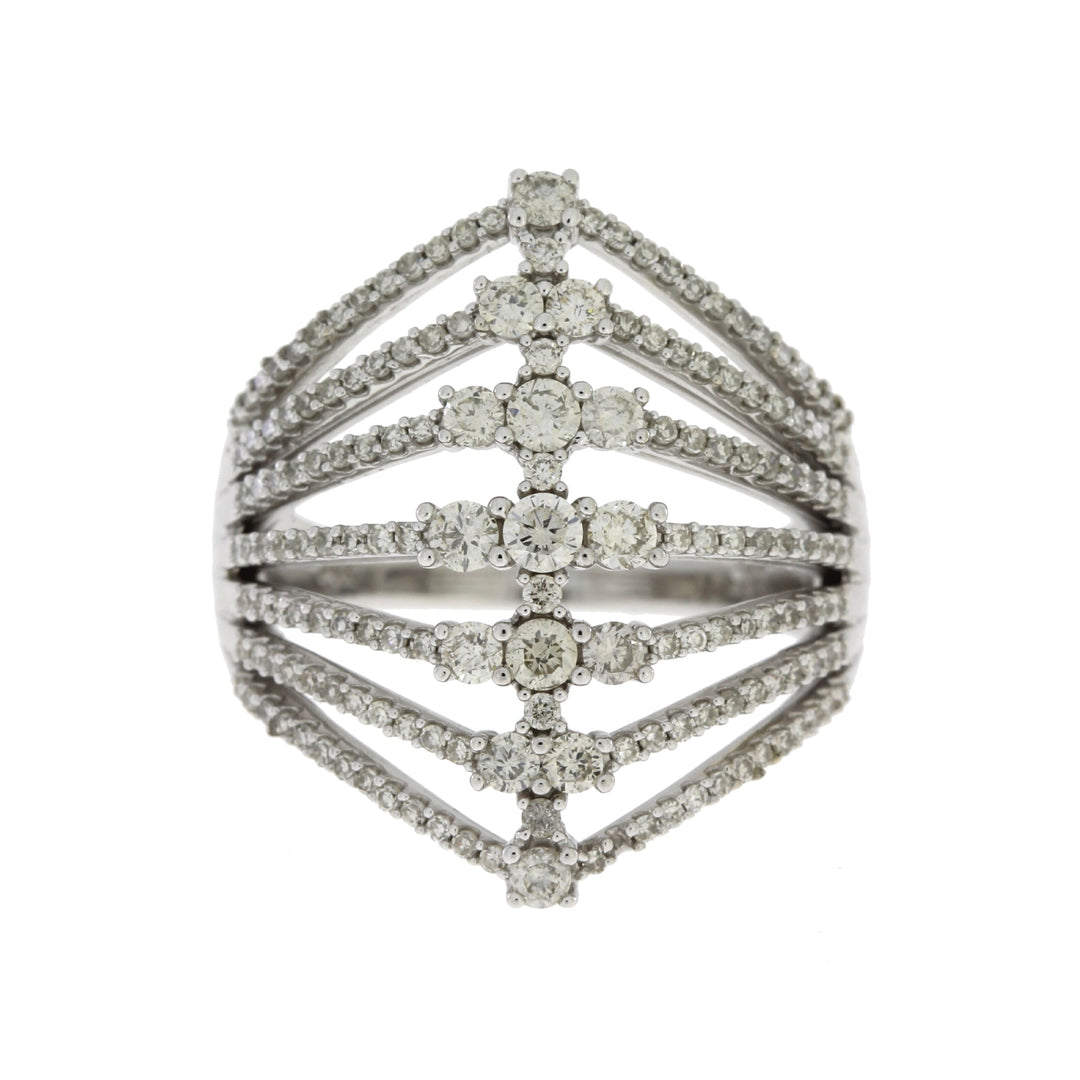 1.00ct Diamond Ring 14KT White Gold
