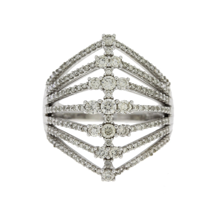 1.00ct Diamond Ring 14KT White Gold