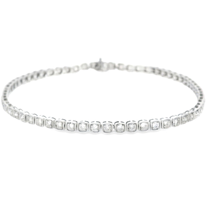 Lab Grown Diamond Tennis Bracelet 10KT White Gold
