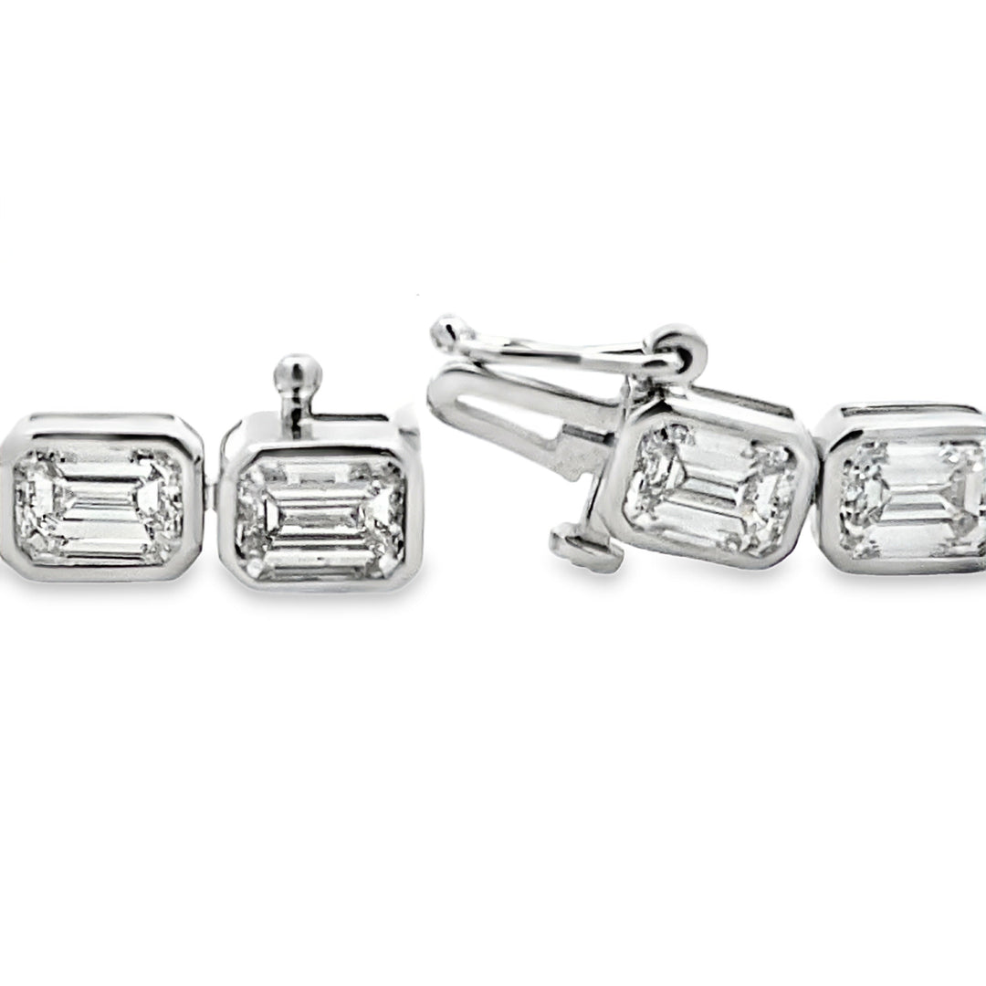 Lab Grown Diamond Tennis Bracelet 14KT White Gold