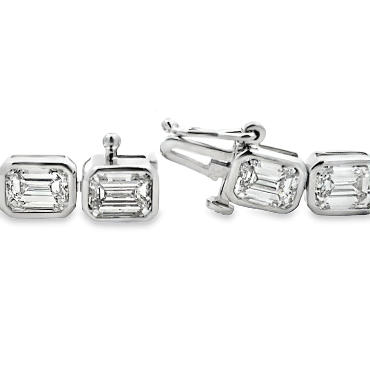 Lab Grown Diamond Tennis Bracelet 14KT White Gold