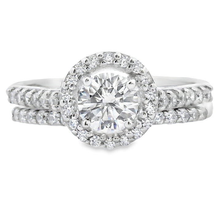 Cubic Zirconia CZ SS Bridal Sterling Silver