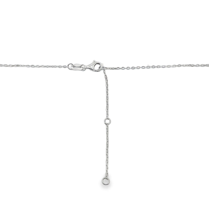 1.00ct Lab Grown Diamond Pendant Sterling Silver