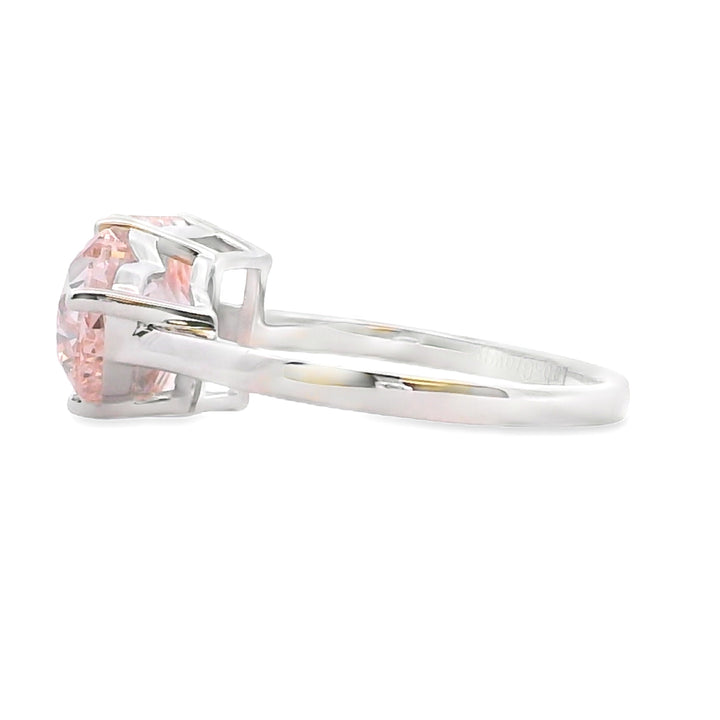 Natural 4.00ct Lab Grown Diamond Ring 14KT White Gold