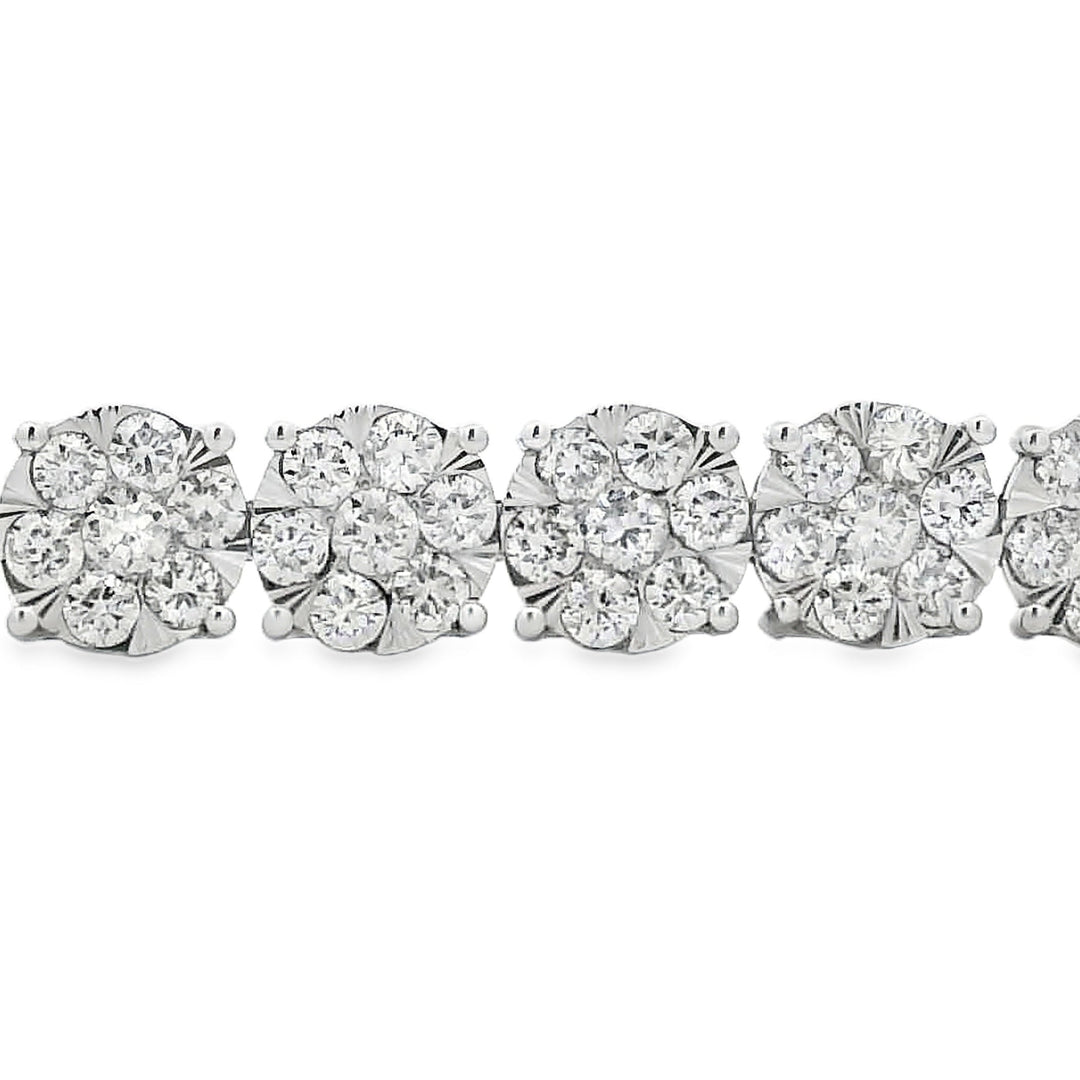 Lab Grown Diamond Tennis Bracelet 10KT White Gold
