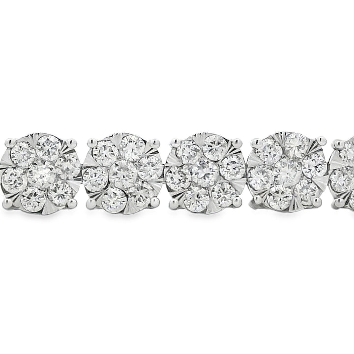 Lab Grown Diamond Tennis Bracelet 10KT White Gold