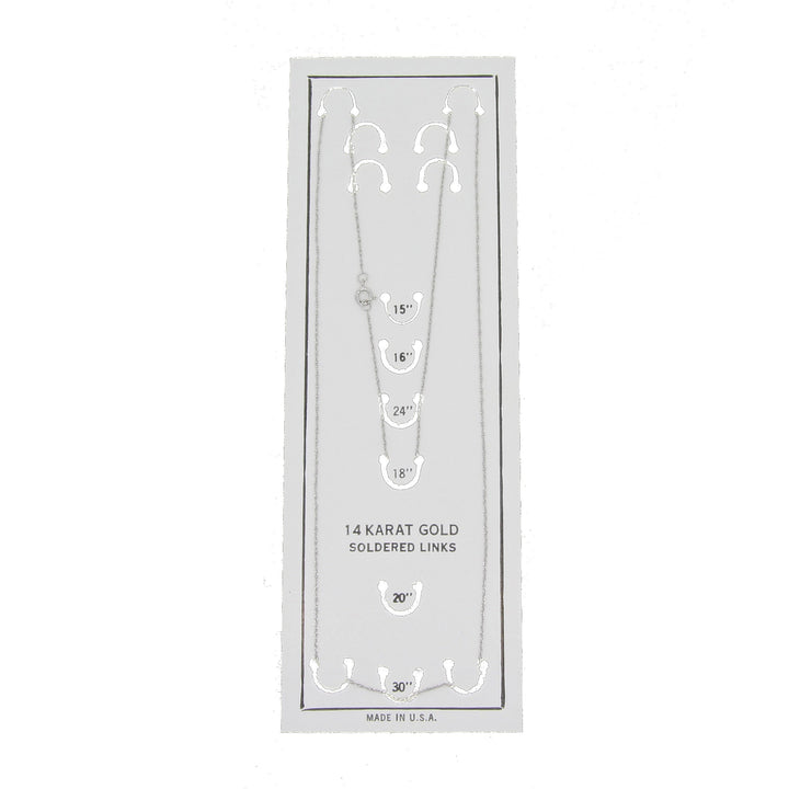 Womens chains 14KT White Gold