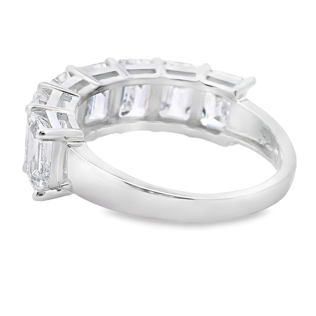 Lab Grown Diamond Fashion band rings 14KT White Gold