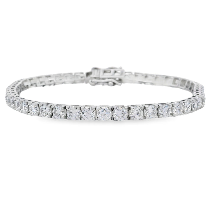 Lab Grown Diamond Tennis Bracelet Sterling Silver