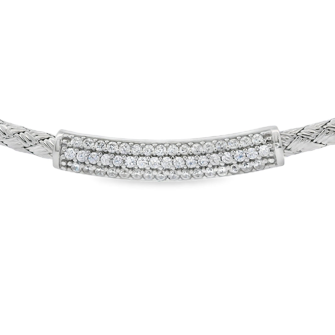 Cubic Zirconium Fashion Pendants Sterling Silver