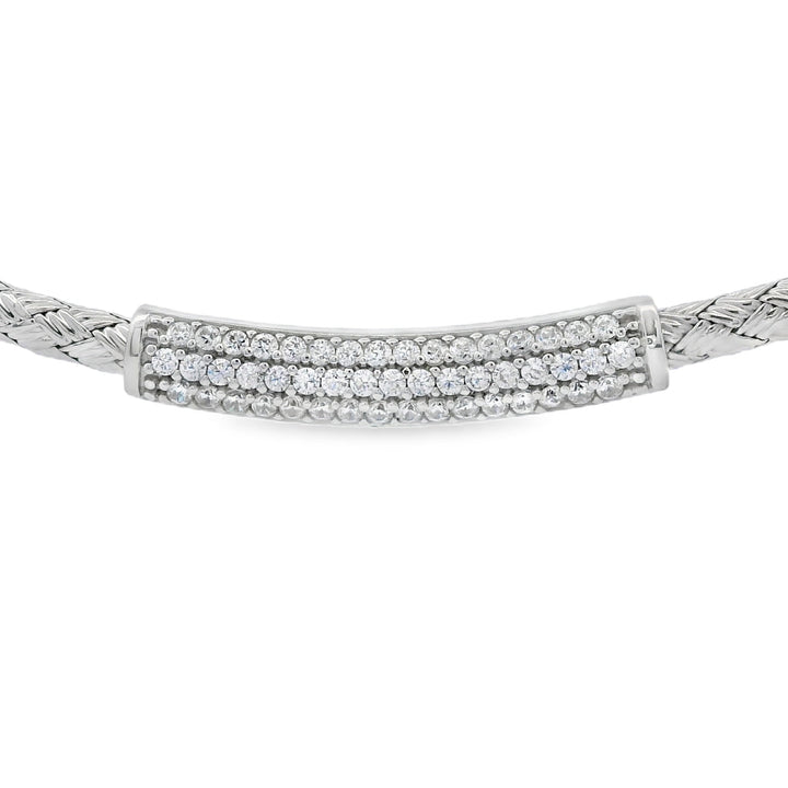 Cubic Zirconium Fashion Pendants Sterling Silver