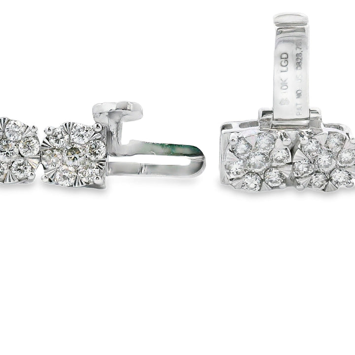 Lab Grown Diamond Tennis Bracelet 10KT White Gold
