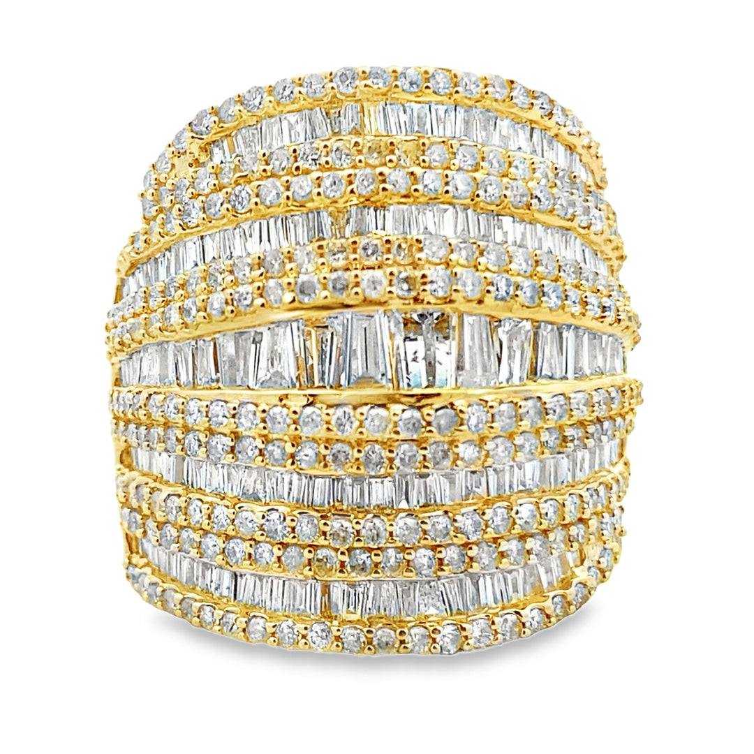 2.75ct Diamond Ring 14KT Yellow Gold