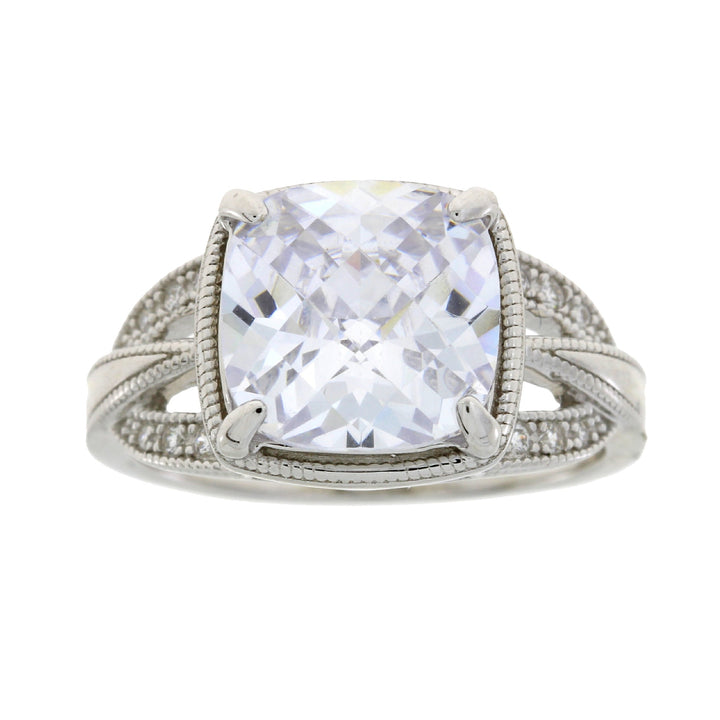 Cubic Zirconium Ring Sterling Silver