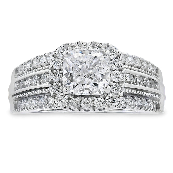 1.53ct Lab Grown Diamond Eng Only 10KT White Gold