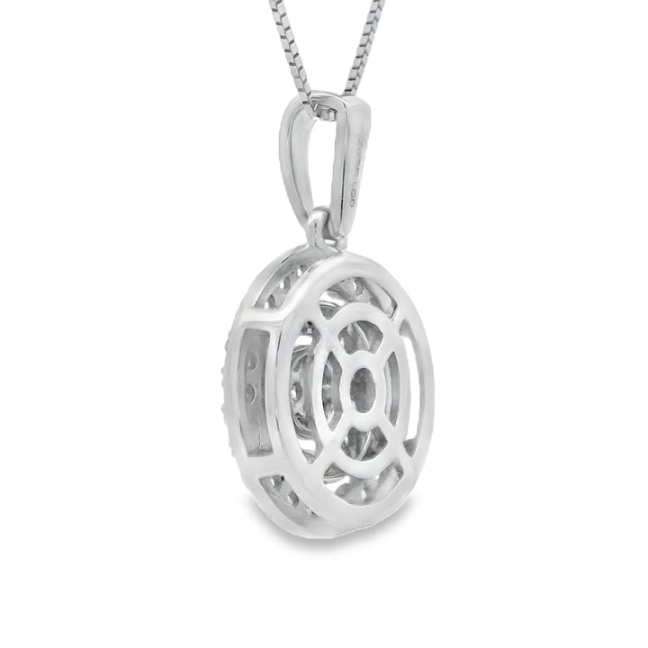 Lab Grown Diamond Fashion Pendants 14KT White Gold