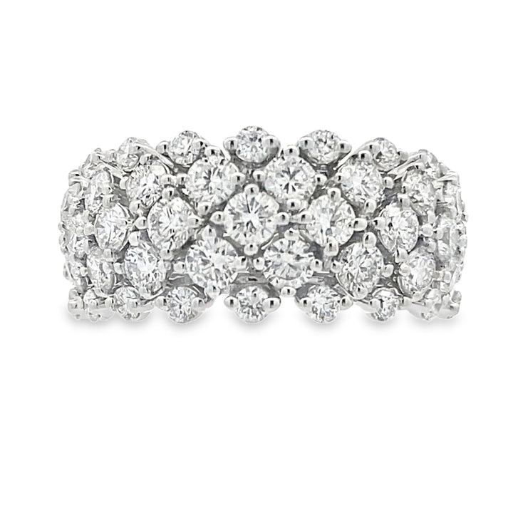 Lab Grown Diamond Fashion band rings 14KT White Gold