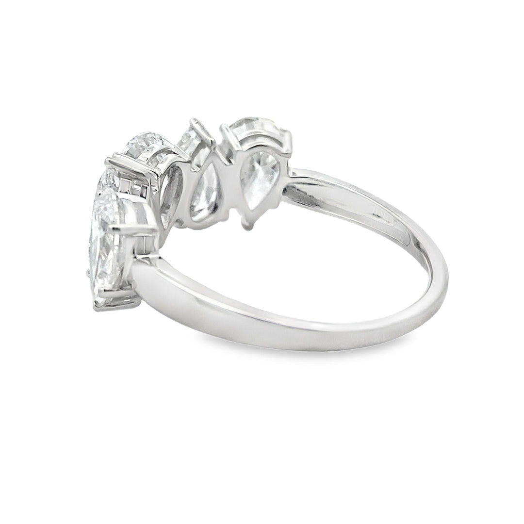 Lab Grown Diamond Wedding Band Ring 10KT White Gold