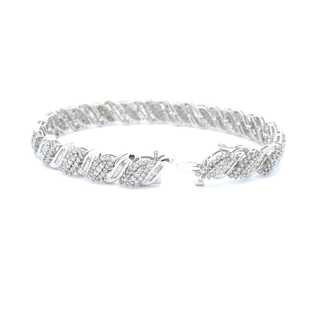 5.00ct Diamond Tennis Bracelet 10KT White Gold