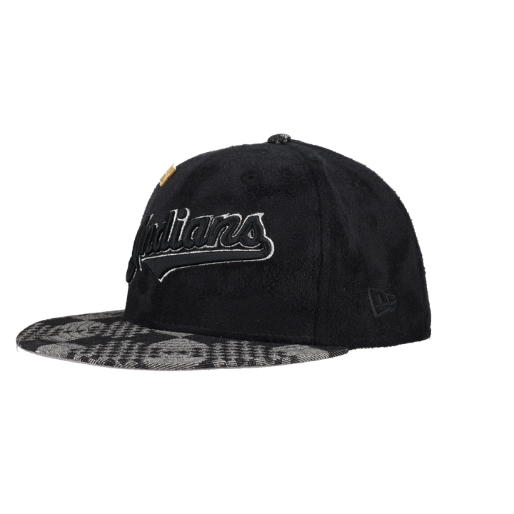 Cleveland Indians Suede Inaugural Season Patch 59Ffity Fitted Hat