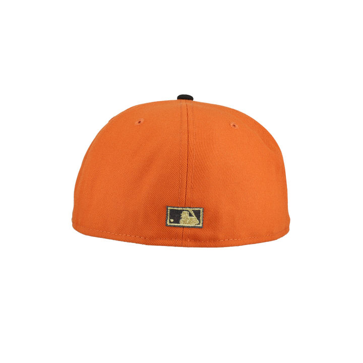 Cleveland Indians Orange Inaugural Season Patch 59Ffity Fitted Hat