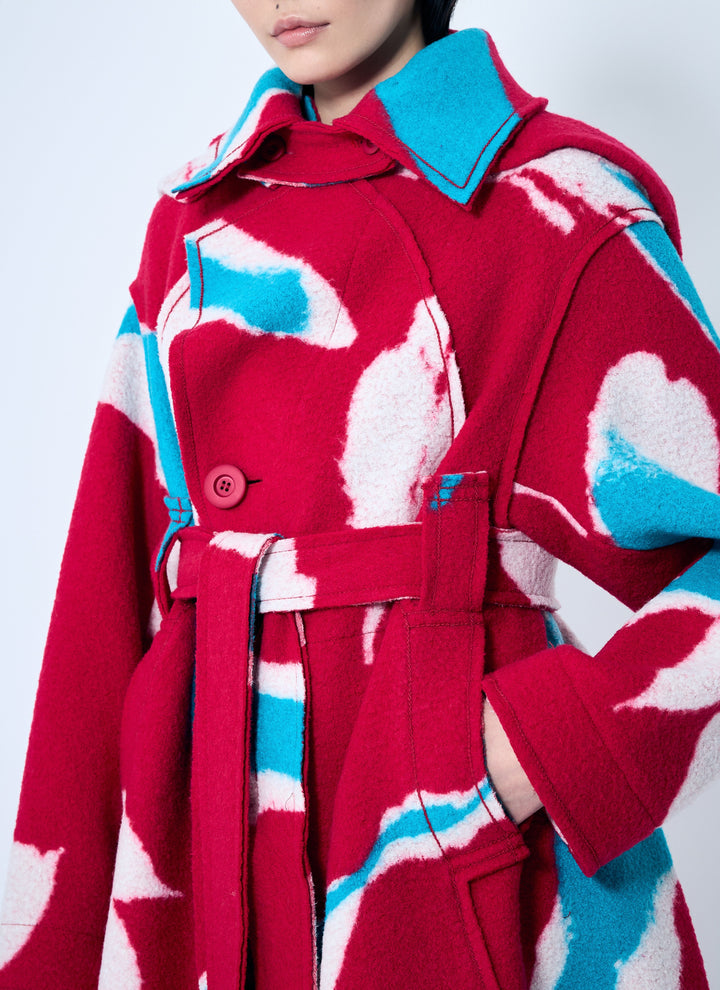 Issey Miyake Women Vigor Long Coat