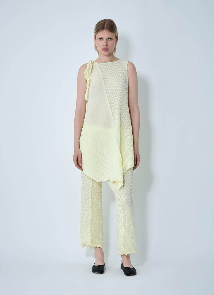 Issey Miyake Women Wrinkled And Twisted Dress