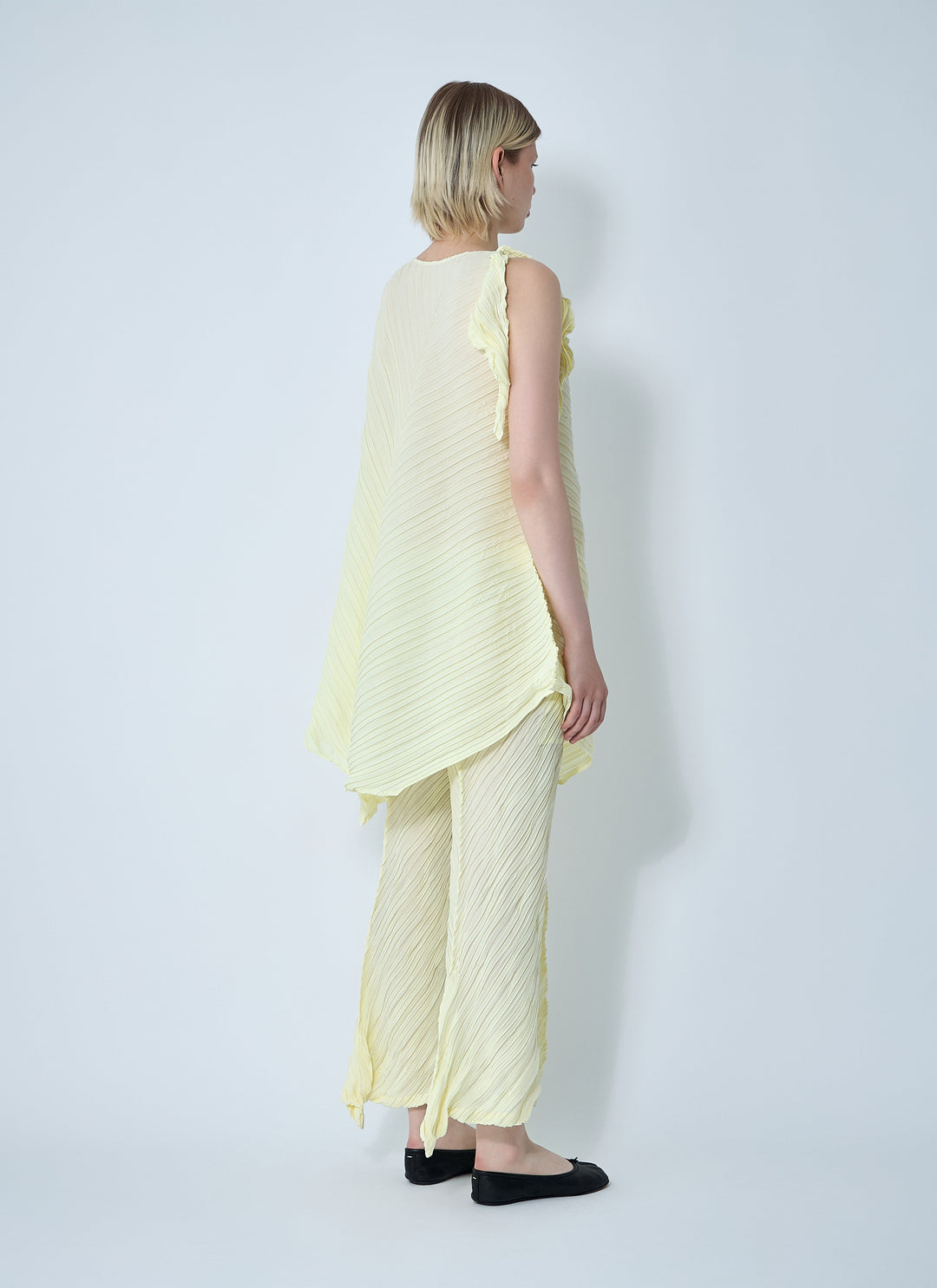 Issey Miyake Women Wrinkled And Twisted Dress