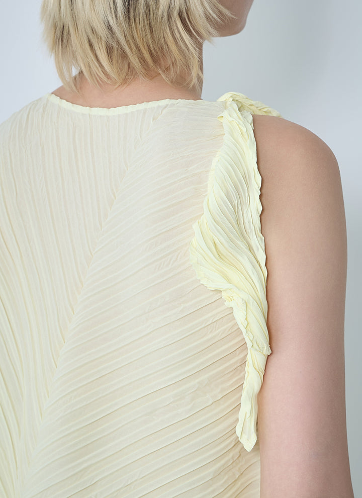 Issey Miyake Women Wrinkled And Twisted Dress