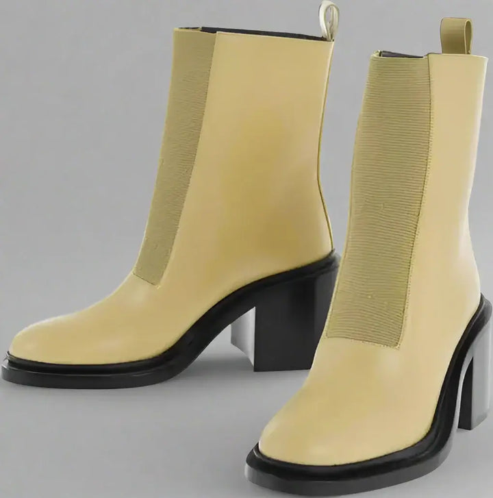 Jil Sander
Leather ROYAL Booties with Elastic Insert 7cm