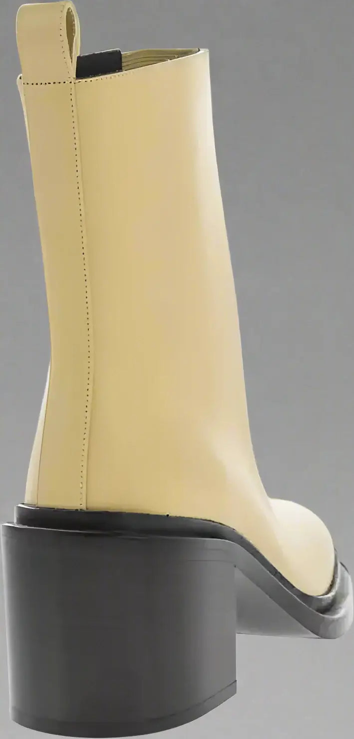 Jil Sander
Leather ROYAL Booties with Elastic Insert 7cm