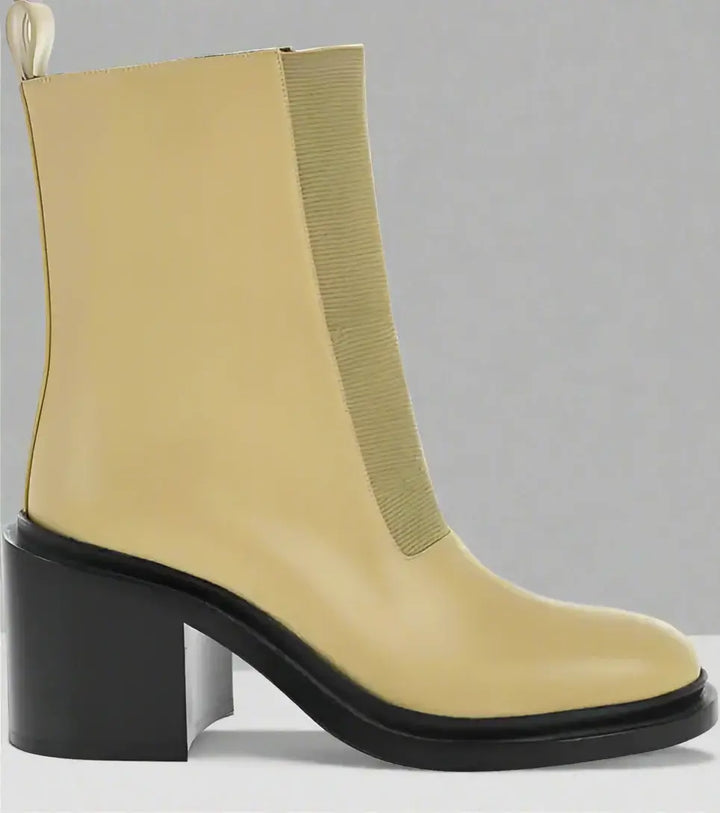 Jil Sander
Leather ROYAL Booties with Elastic Insert 7cm