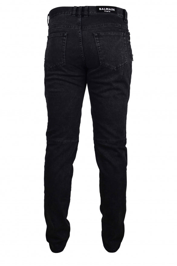 Balmain Men's black skinny Jeans