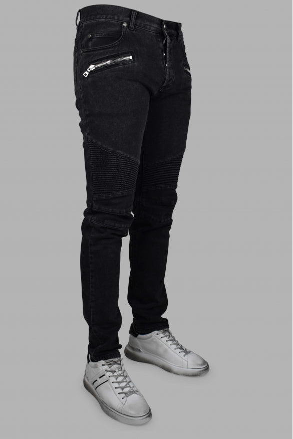 Balmain Men's black skinny Jeans