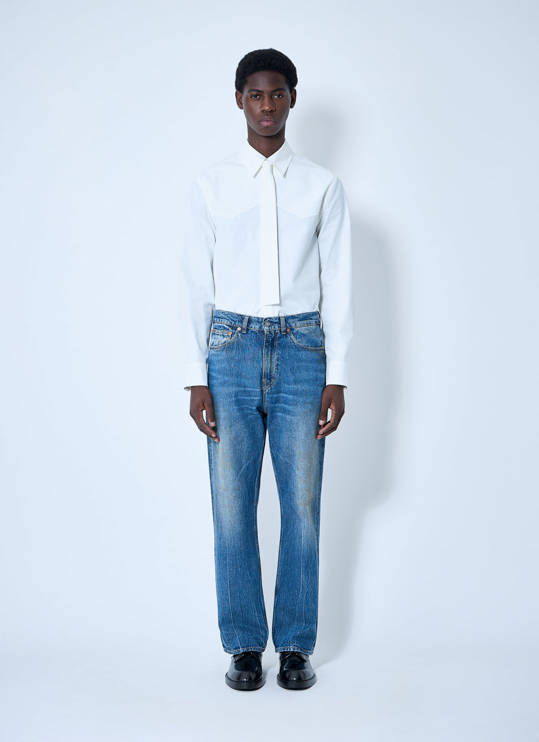 Jil Sander Men Classic Shirt With Tie