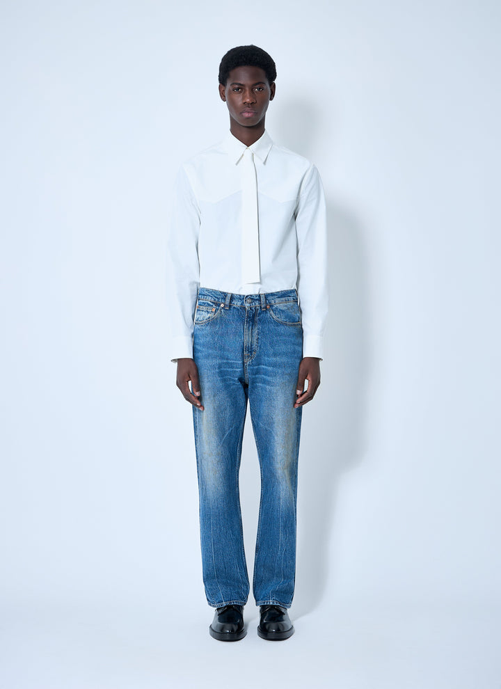 Jil Sander Men Classic Shirt With Tie