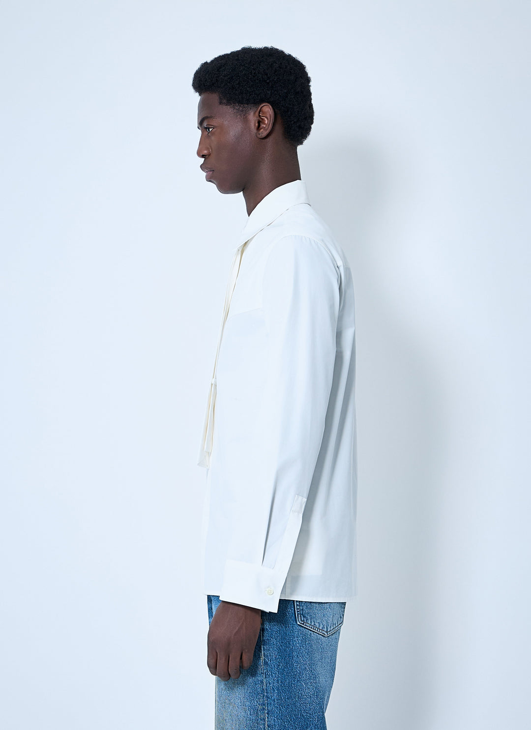 Jil Sander Men Classic Shirt With Tie