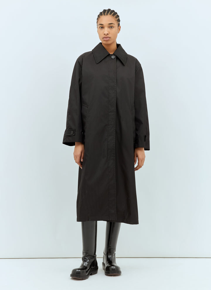 Jil Sander Women Spread Collar Rain Coat