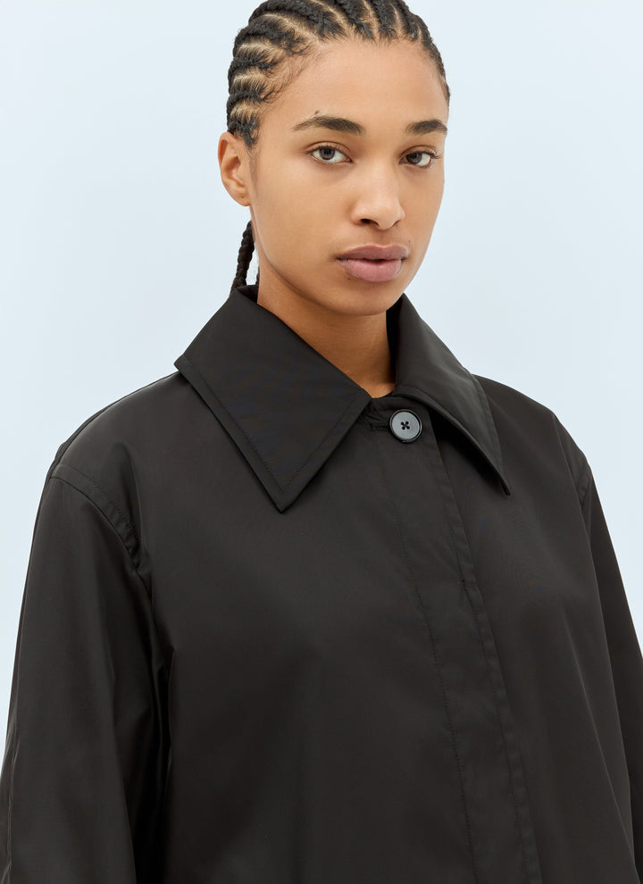 Jil Sander Women Spread Collar Rain Coat