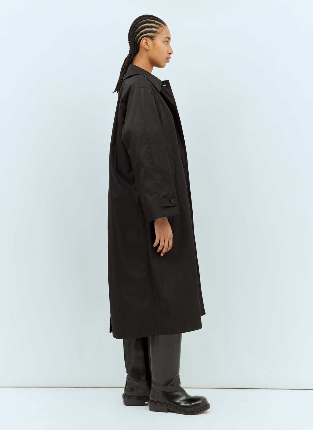 Jil Sander Women Spread Collar Rain Coat