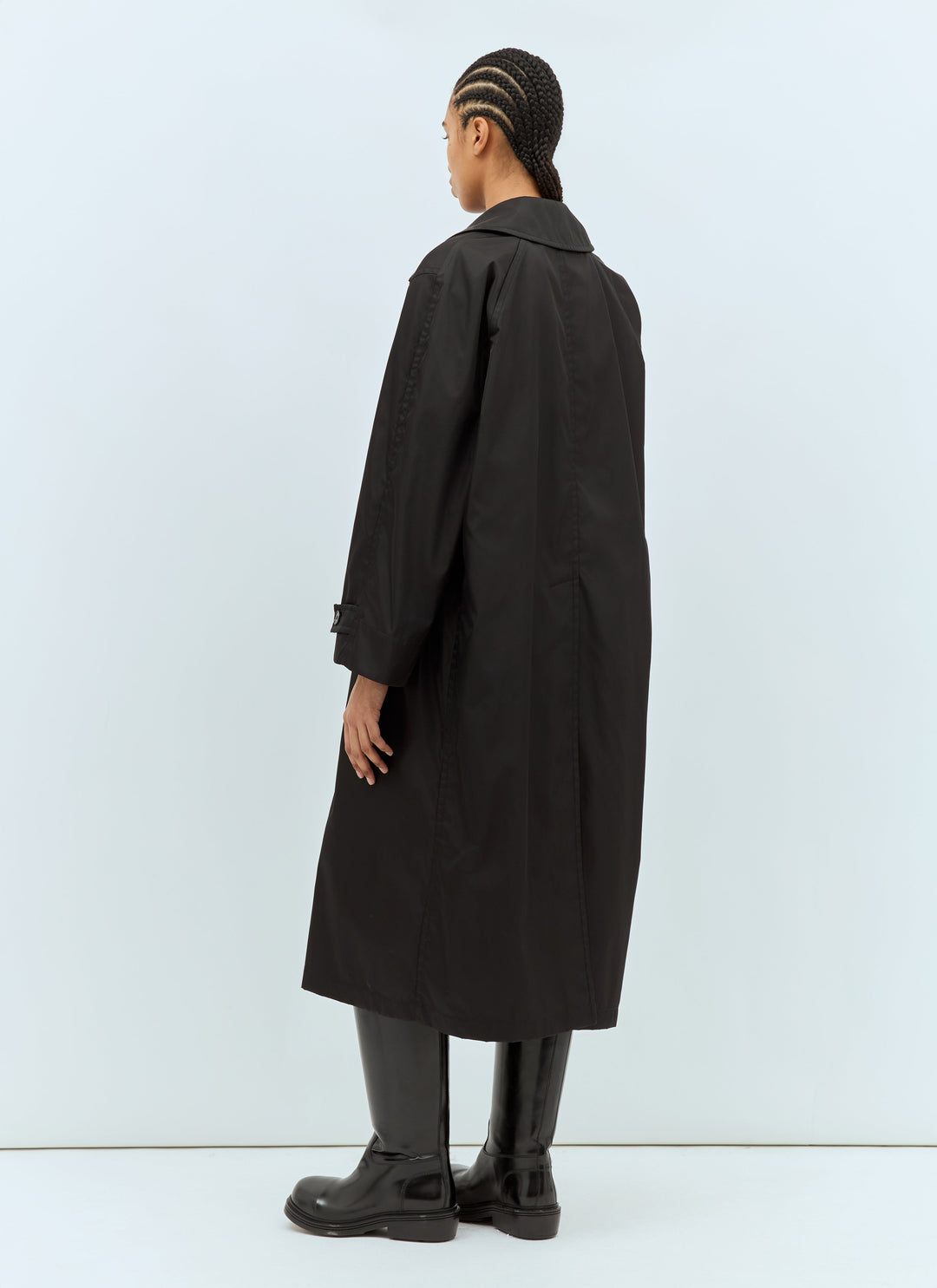 Jil Sander Women Spread Collar Rain Coat