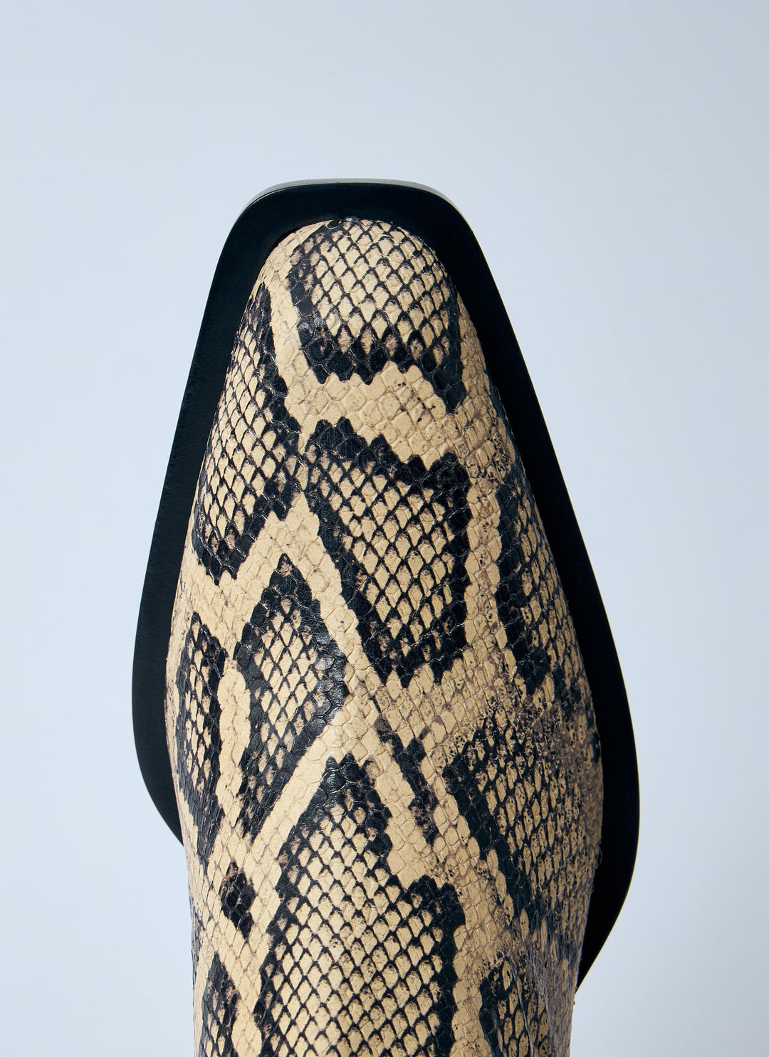 Jil Sander Women Snakeskin Embossed Leather Boots