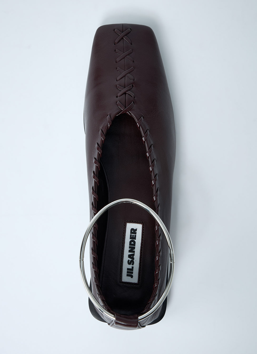 Jil Sander Women Leather Ballerina Flats