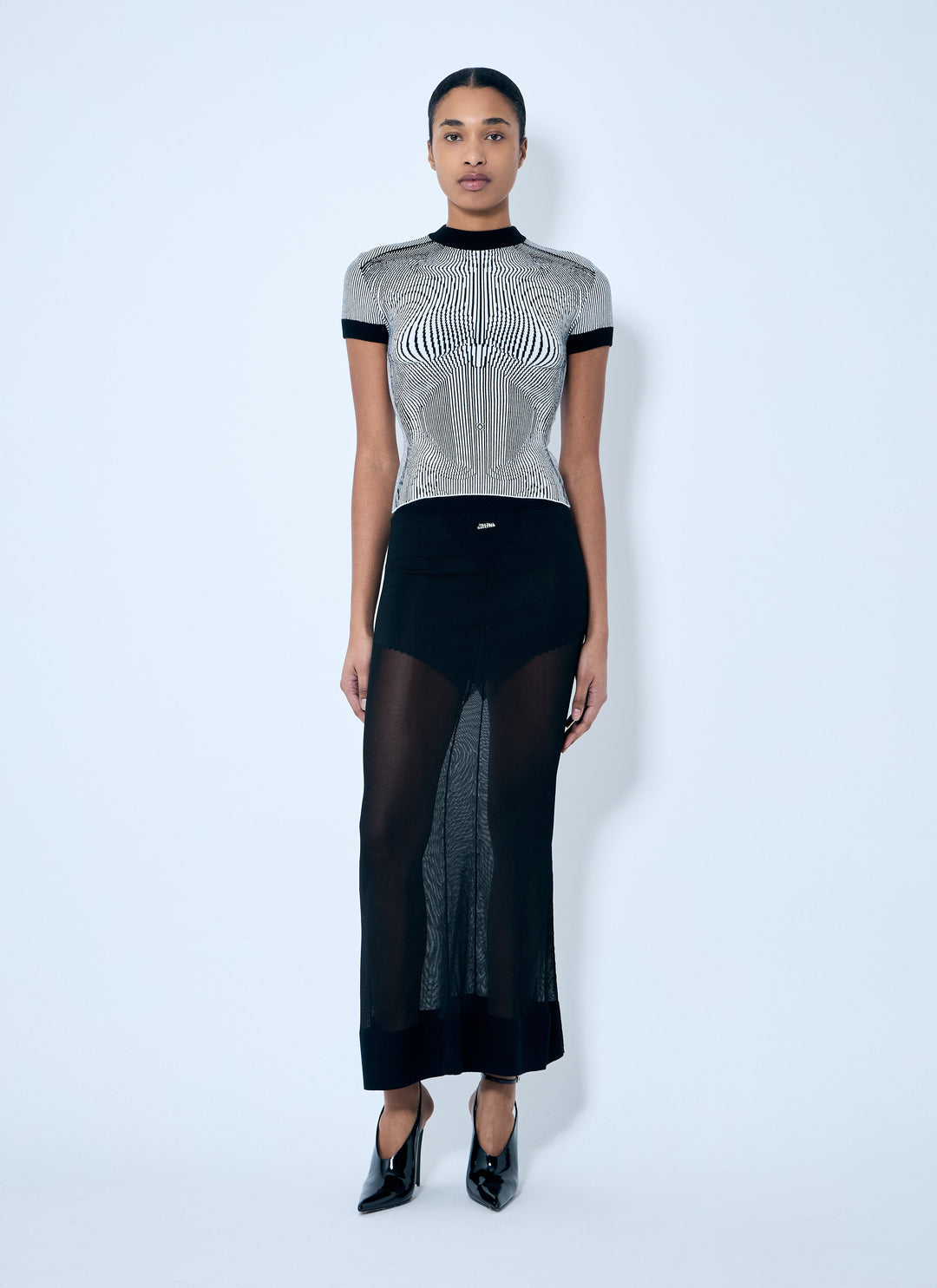 Jean Paul Gaultier Women Knit Maxi Skirt