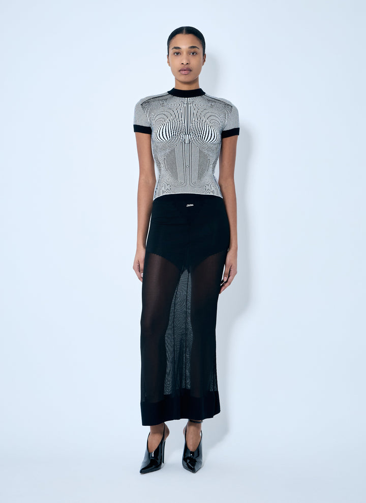 Jean Paul Gaultier Women Knit Maxi Skirt