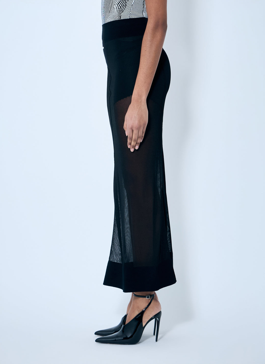 Jean Paul Gaultier Women Knit Maxi Skirt