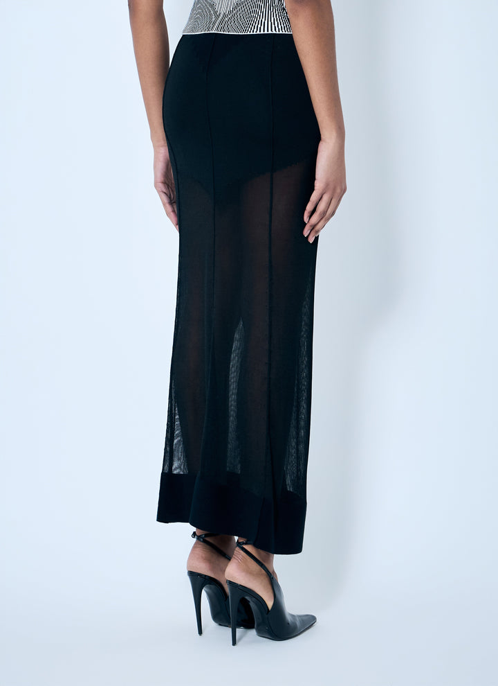 Jean Paul Gaultier Women Knit Maxi Skirt