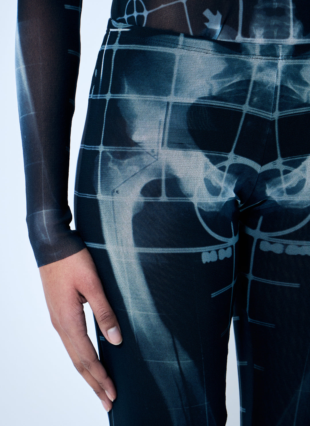 Jean Paul Gaultier Women Squeletor Mesh Pants