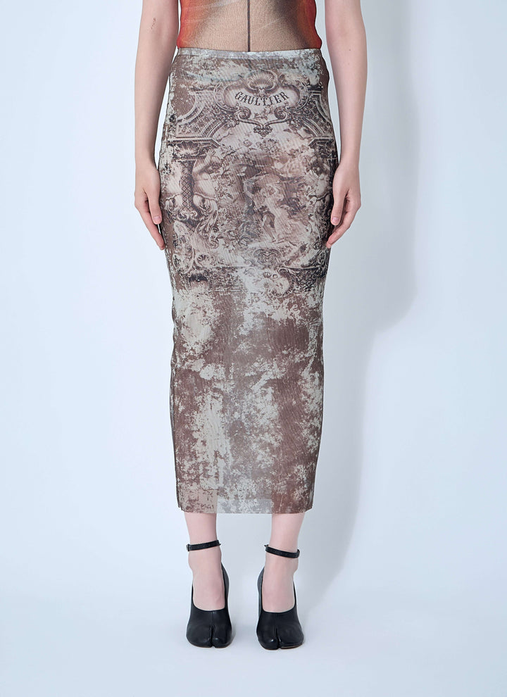 Jean Paul Gaultier Women Médaillon Mesh Skirt